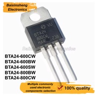 5PCS NEW BTA24-600CW BTA24-600BW BTA24-600SW BTA24-800BW BTA24-800CW TO-220 BTA BTA24600CW Bidirecti