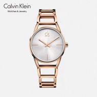 CK凯文克莱（Calvin Klein）Stately 典雅系列 时分针玫瑰金钢带石英腕表女表 K3G23626（表盘:33.5MM）
