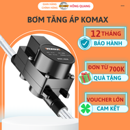Bơm tăng áp 24V KOMAX tăng áp lực nước cho máy giặt máy lọc nước nóng lạnh vòi rửa các loại