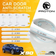 [𝐃𝐨𝐨𝐫 𝐇𝐚𝐧𝐝𝐥𝐞 𝐒𝐭𝐢𝐜𝐤𝐞𝐫] Proton X90 2023 2024 Protector Inner Bowl Accessories Aksesori Kereta Car Body