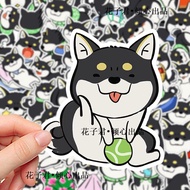 100 Cartoon Puppy Shiba Inu Stickers Cute Funny Shiba Inu Dog Funny Expression DIY Hand Account Desk