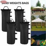 XUESHAN 1/4Pcs Tent Sandbag, with Handle Canopy Garden Gazebo Foot Leg, Durable Black Sand Shelter Camping