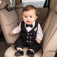 Boy One Year Old Dress Children Suit Flower Girl Birthday Baby Boy Small Suit Boy Baby Catch Week Fo