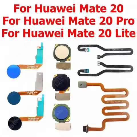 Fingerprint Sensor Flex Cable For Huawei Mate 20 Pro Mate20 Lite Finger Print Scanner Home Button Mo