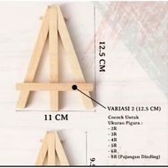 Dutch teak wood frame stand for 3r 4r 5r frame