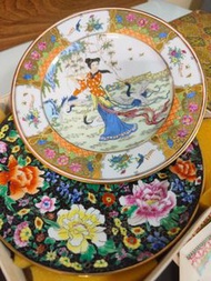 中國廣彩 裝飾品 碟