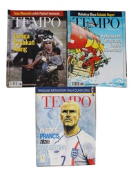 Majalah Politik TEMPO 2000 - 2006 (Random) Majalah Bekas