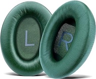 LUCCITOR Replacement Ear Pads for Bose QuietComfort QC45, QC35, QC35 ii Headphones, Earpads Cushions with Softer Protein Leather, Noise Isolation Foam (Green)