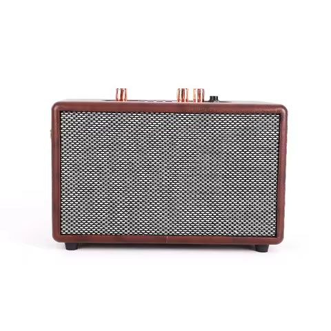 Bass Retro Wooden Full-range Portable Wireless Subwoofer Mini Bluetooth Speaker Sound Box Soundbar