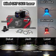 CR7 Biled Matrix X1 C631 Double Lens Laser High Low Lamp