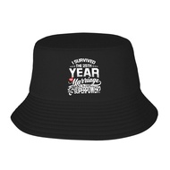 Anniversary Gift 25th 25 Years Wedding Marriage Fisherman's Hat Bucket Hat