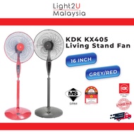 KDK KX405 40cm/16INCH Stand Fan/Kipas Berdiri 16INCH (Grey/Red)