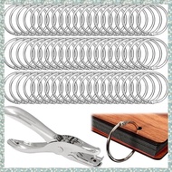 [h5bl3j6wj.ph] Pack of 100 20 mm Index Card for Loosely Leaf Metal Spiral Bound Book Rings with Hole