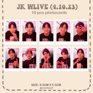 JUNGKOOK_BTS WLIVE (4.10.23) FANMADE Photocard