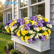 MXMIO Fake Flowers, 5 Head Lifelike Simulation Flowers Branch, Bouquet Home Decoration Colorful Arti