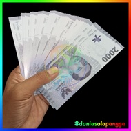 100 lembar mainan uang 2K mirip asli kertas glossy PREMIUM