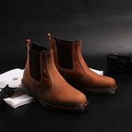 WOMEN'S SHOES Chelsea boots, men's leather boots, men's genuine leather boots