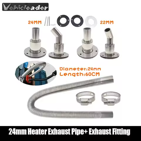 22mm/24mm Exhaust Fitting 60cm Heater Exhaust Pipe Car Air Parking Heater Exhaust Pipe for Webasto E