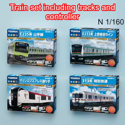 TOMIX N-scale 1/160 Model Train Starter Set Multiple Options Available Includes Tracks and Controlle