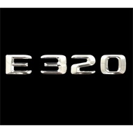 BENZ E320 15 New Style Pointed Font Word Mark Body Word Sticker Rear Box Font Font Height 23mm