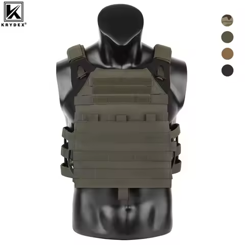 KRYDEX 500D Tactical JPC 2 Vest Jumper Plate Carrier MOLLE Front Flap Panel Backpack Combat Hunting 