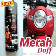 Samurai Paint Matte Red H751 Merah Doff Dov Dof Dop Honda Scoopy PCX Vario Skupi Scopy Cat Sepeda Motor Mobil Pilox Pilok