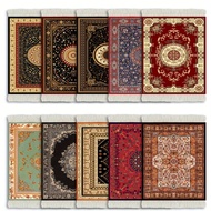 TEMU 10pcs Carpet Table Coaster Oriental Design Table Drink Holder, Fabric Rug Drink Mat Fabric Eleg