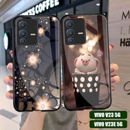 VIVO V23 5G Glass Softcase vivo v23e [M156] Casing Vivo V23 5G Vivo V23Ehp - Case Vivo V23 5G Vivo V