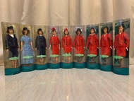 絕版限量全套 CX Cathay Pacific 國泰空姐制服公仔