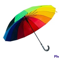 27inch/30inch rainbow umbrella/payung hujan
