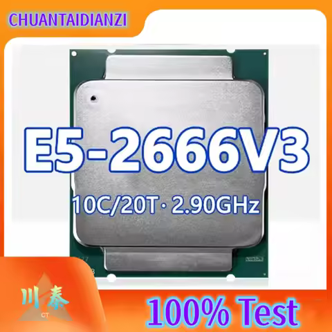 Xeon E5-2666V3 CPU 10 Cores 20 Threads 2.90GHz 25MB 135W DDR4 LGA2011-3 For X99 server motherboard x