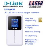D-Link DWR-940M 4G CAT 4 Wi-fi 6 Mobile Hotspot, Nano Sim portable router