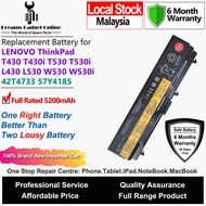 LENOVO Laptop Battery 45N1005 45N1001 5200mAh for Lenovo ThinkPad T430 T430i T530 T530i L430 L530 W5