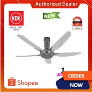 Panasonic 60” LED 5 Blades Ceiling Fan F-M15GW (QPI Short Pipe ) with Remote Control 吊扇/ KDK K15Y2-G