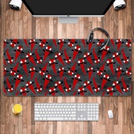 Vegetable Vampire Desk Pad,Cute Red Hot Pepper Mouse Pad XXL XL Large,Full Desk Mousepads Desk Mat Long,Extended Keyboard Laptop Desktop Mat