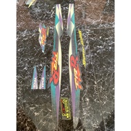 F1zr sporty Black Graphic striping 1997-1998 Old Stock Laminated