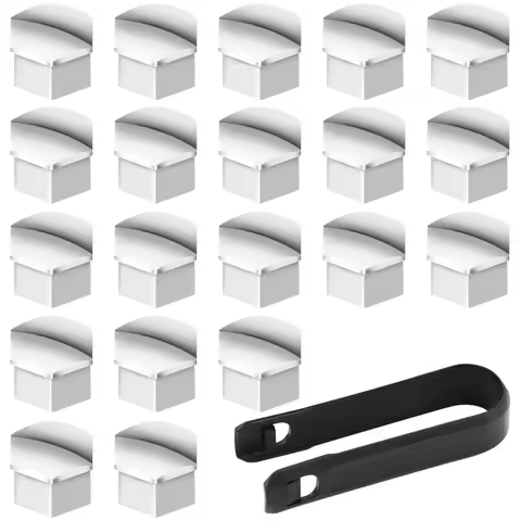 20Pcs Car Wheel Nut Bolts Caps Cover Protection Dust Proof For audi a3 8v 8p a4 A5 A6 A7 Q2 q3 Q5 Q7