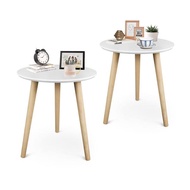Round End Table, Small Round Side Table, Accent Round End Tables 並行輸入品