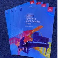 ABRSM: Piano Specimen, Sight-Reading, Tests (Grade 3,4, Grade 6, Grade 7, Grade 8)