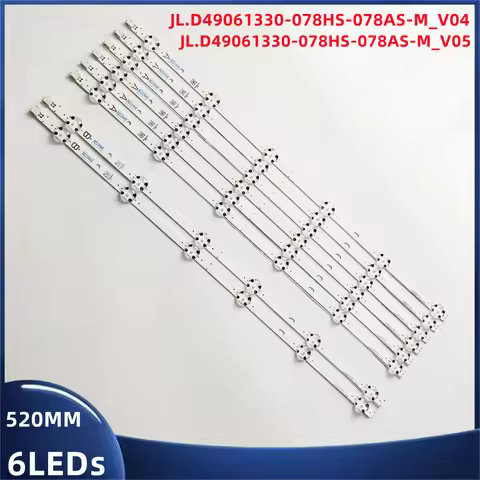 LED Strip For 49V5863DG TX-49DX600B TX-49FX555E TX-49GX550B TX-49GX555B LT-49C890 VES490QNYS-2D-N01 