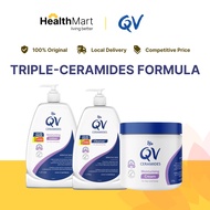 [SG] QV Ceramides Moisturising Lotion, Cream, Cleanser (Triple Moisturizing Formulation ; For face and body)