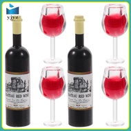 yuanjingyz  2 Sets Mini Liquor Bottles Childrens Toys Wine Ornaments Model Decorate Kids Suits Miniature Baby