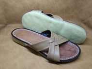 Sandal Kulit Terumpah Wanita Sendal Perempuan Tarumpah Kulit Sandal Tasik Garut