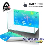QUALITY! Spongebob Aquarium Background Sticker - 30x30cm