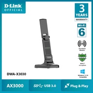 D-Link DWA-X3030 Wi-Fi 6 AX3000 Dual-band High Gain USB Adapter