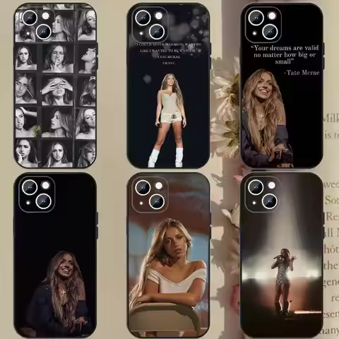 1pc Singer T-Tate McRae Phone Case Silicone Soft For IPhone 17 Air 16 15 14 13 12 11 Plus Pro Max Pl