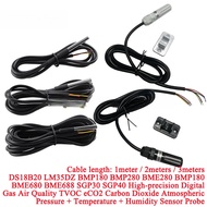 DS18B20 LM35DZ BMP180 BMP280 BME280 BMP180 BME680 BME688 SGP30 SGP40 Waterproof Thread Temperature P