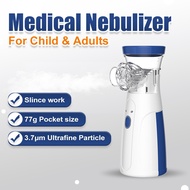 Portable Nebulizer Machine Handheld Rechargeable Nebulizer inhaler For Asthma Kids Adult Easy clean