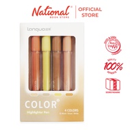 Brown Series Highlighter Set 4's M610-4 - School & Office Supplies - Writing