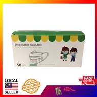 50 Pcs Kids 3ply Face Mask / Face Mask Kids / Face Mask Budak / Face Mask Budak Murah